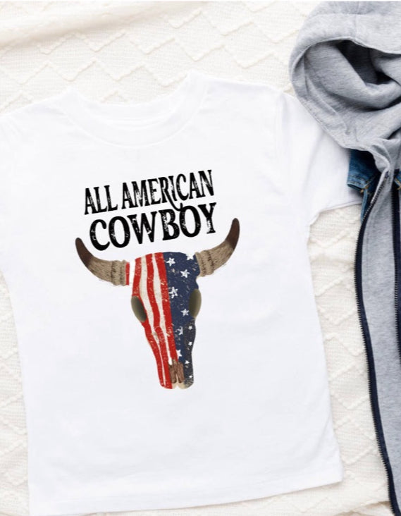All American Cowboy Kids T-Shirt