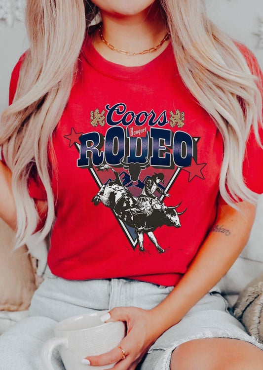 Coors Banquet Rodeo Bull Rider T-shirt