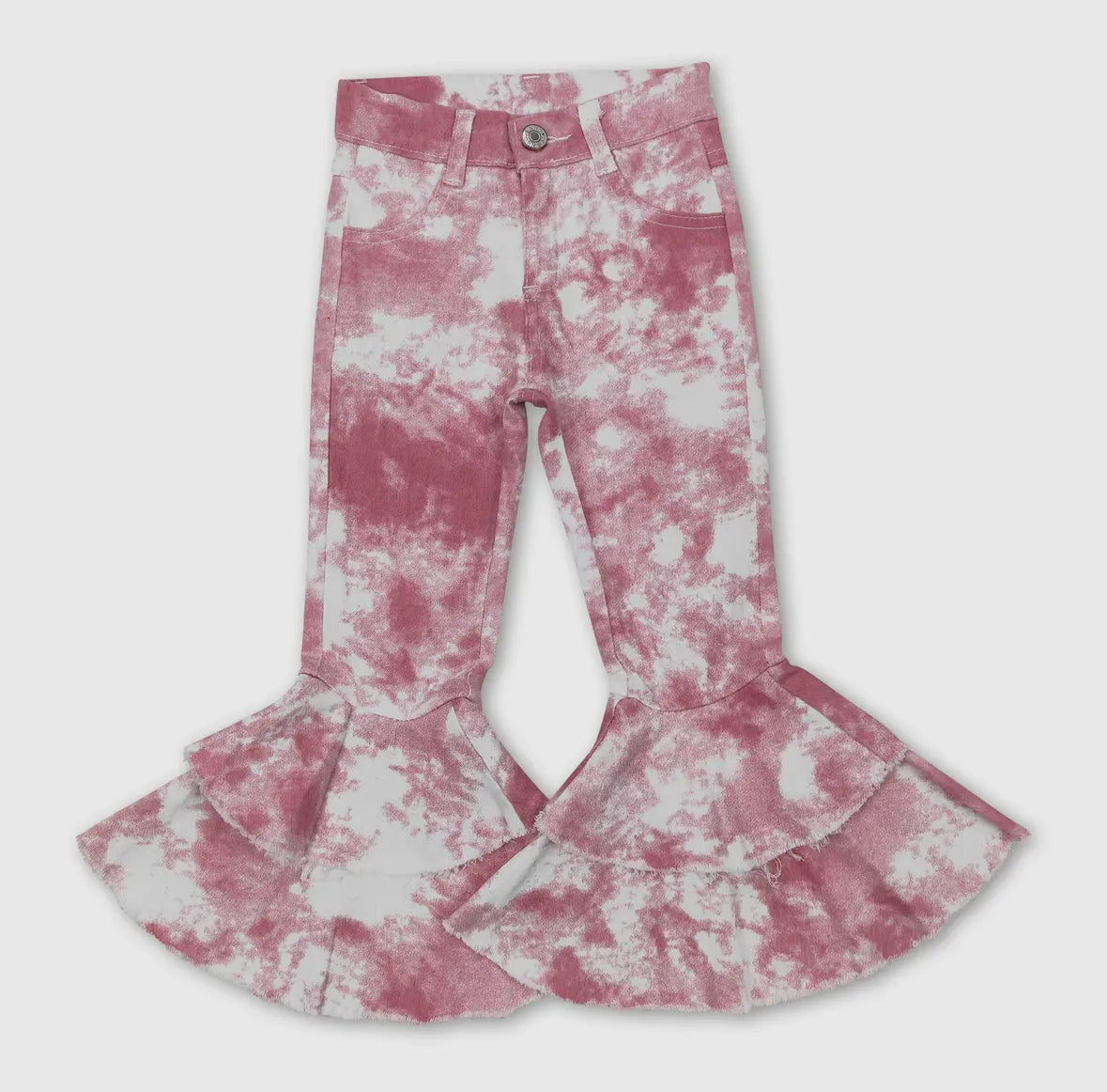 Double Layer Ruffle Jeans