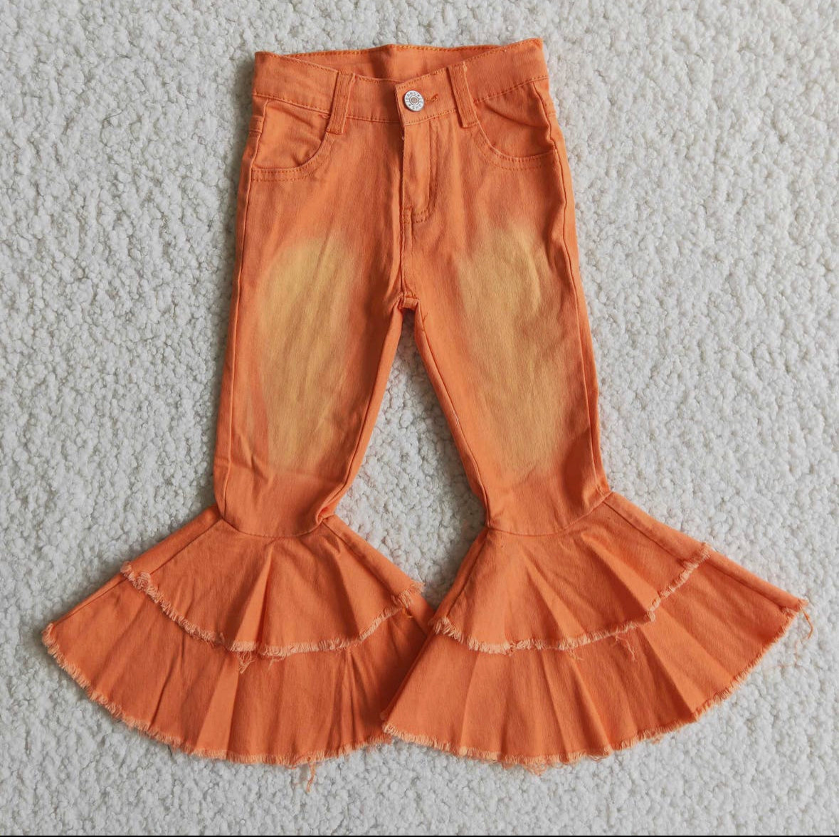 Double Layer Ruffle Jeans