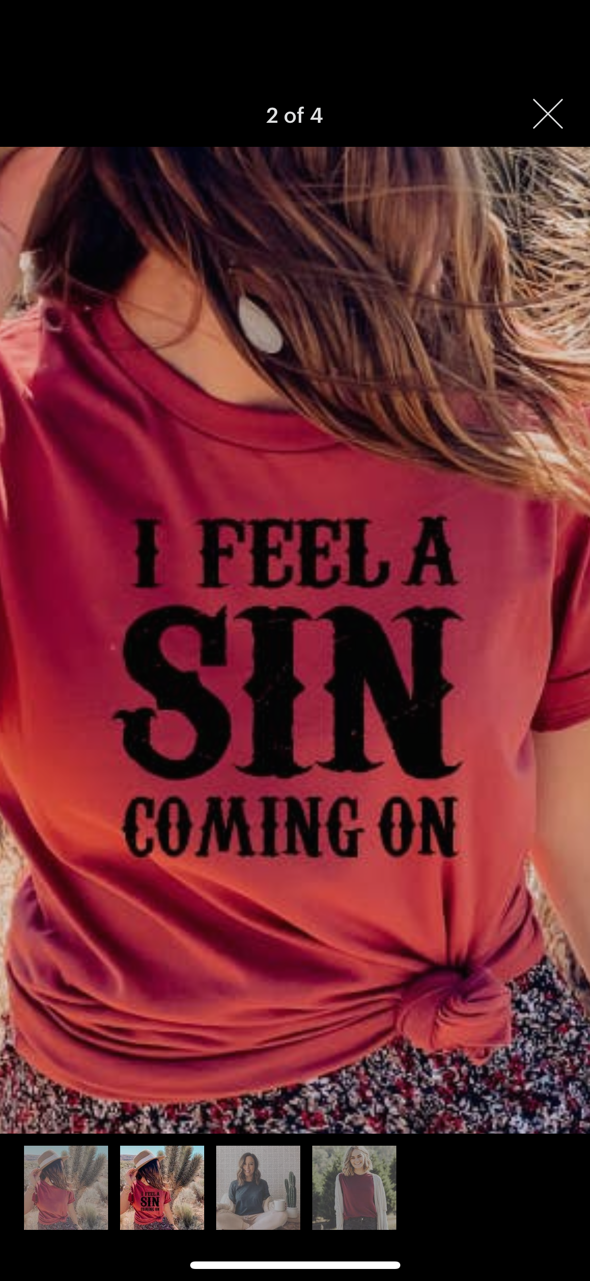I Feel A Sin Coming On T-Shirt