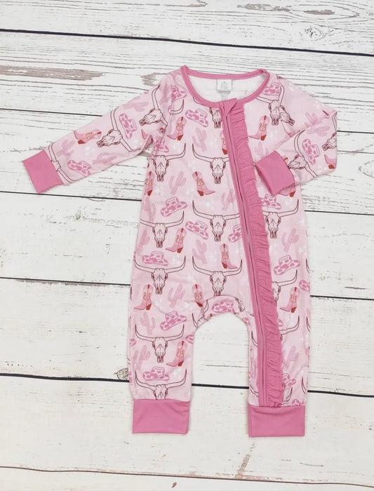 Pink Cowgirl One Piece