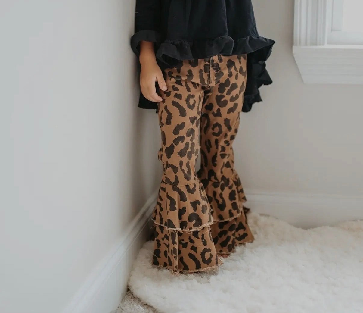 Double Layer Ruffle Jeans